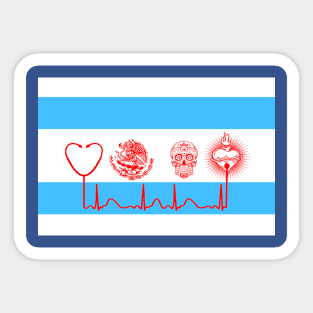 chicano nurse Sticker